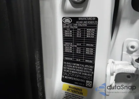 2023 Land Rover Range Rover Evoque R-Dynamic S from USA, damaged, VIN SALZT2FX9PH186253